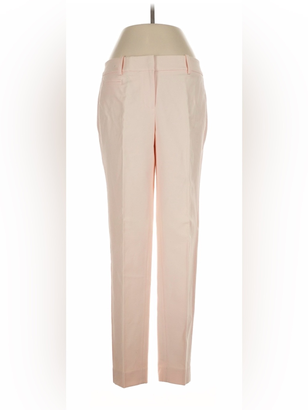White House Black Market Pale Pink Straight-Leg Trousers